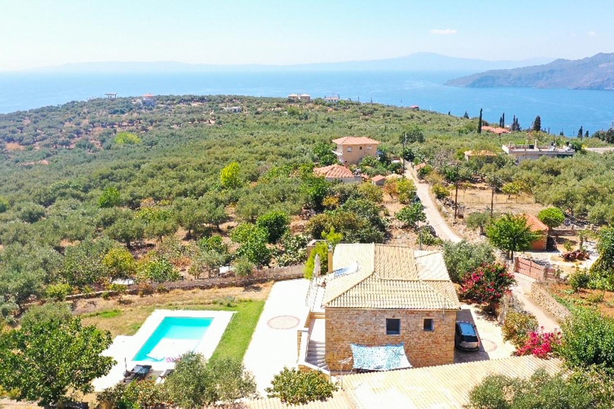Villa Eleni - Private Pool Bliss Near Kardamili Proástion Exterior photo